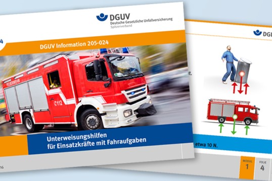 Titelseite der DGUV Information 205-024 