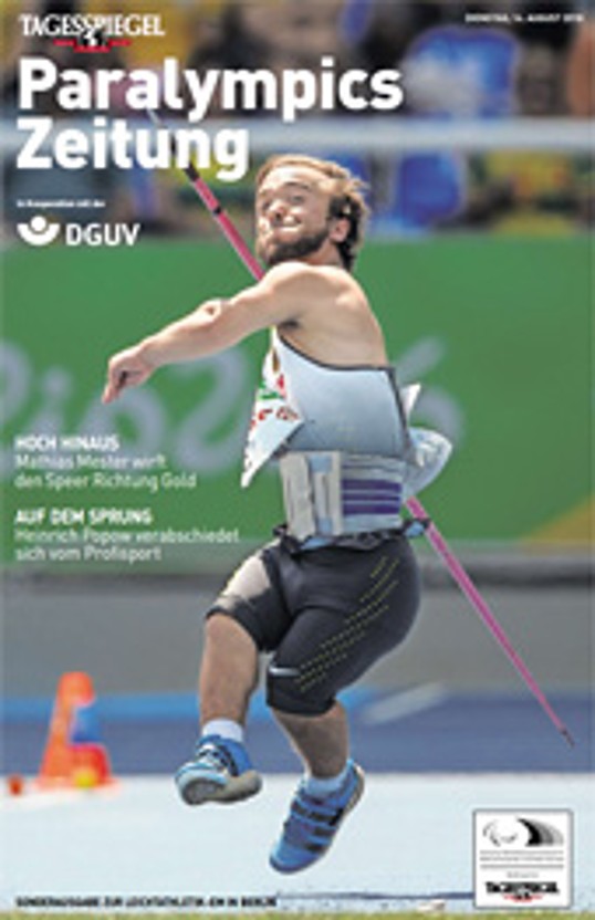 Bild zeigt Speerwerfer bei der Para-Leichtathletik EM
