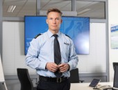 Portrait von Andre Niewöhner, Polizeioberrat und Leiter der Koordinierungsgruppe #sicherimDienst.