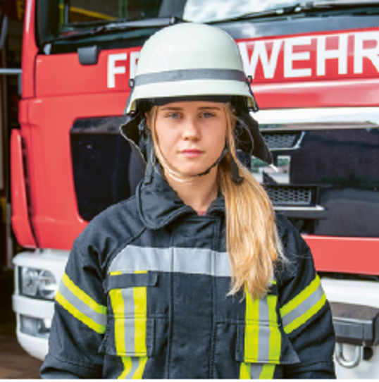 Foto von Helena Holzkamp, Feuerwehrfrau