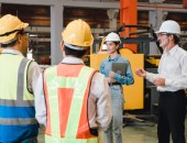 Studierende untersuchen inklusive Arbeitsgestaltung in Metallbetrieb