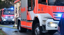 Feuerwehr trainiert den Ernstfall auf dem Campus