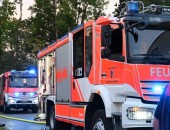 Feuerwehr trainiert den Ernstfall auf dem Campus