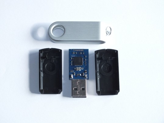 USB flash drive with case removed