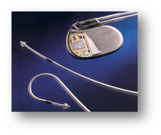 Picture of a cardiac pacemaker