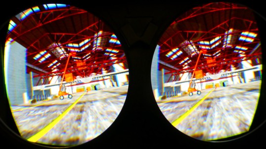 Stereo view in HMD