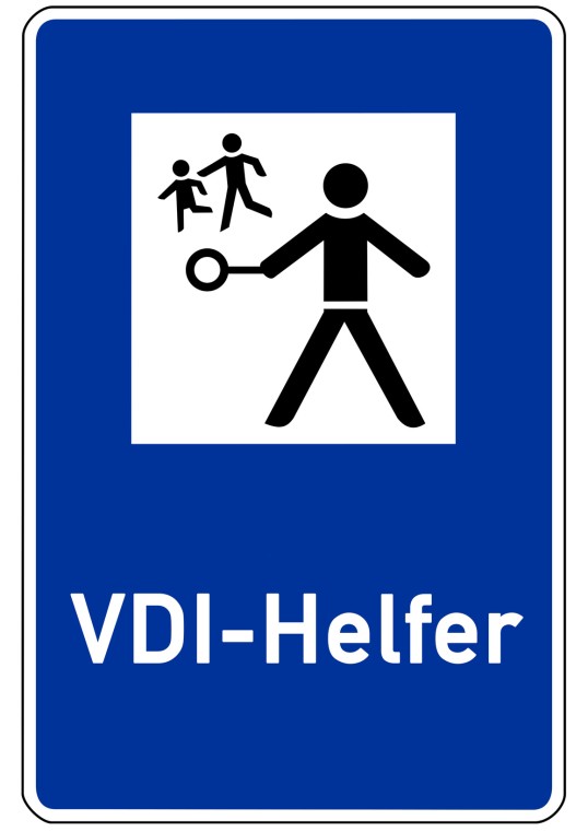 Gebotszeichen VDI-Helfer