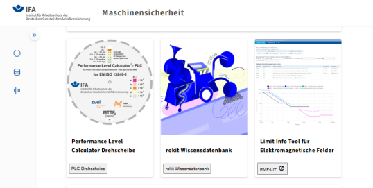 Screenshot der App-Sammlung mit Übersicht über die angebotenen Apps 