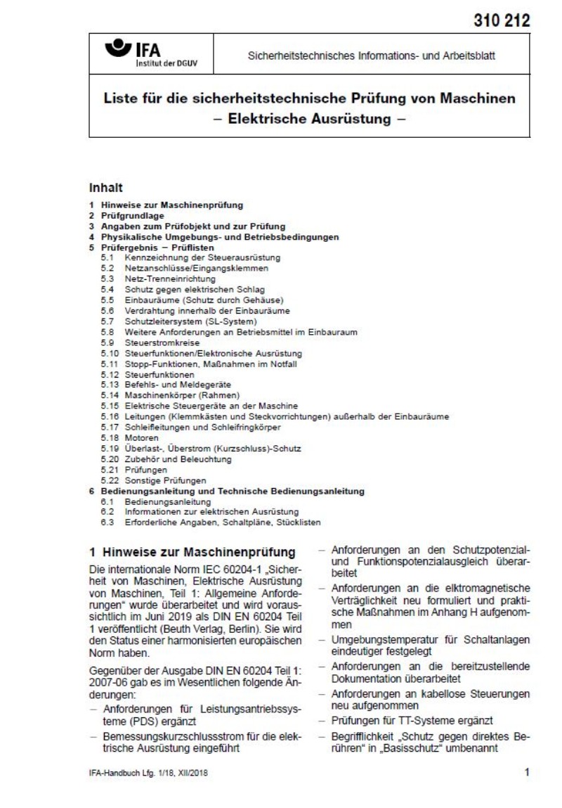 Dguv Prüfung Maschinen: Sicherheit Am Arbeitsplatz