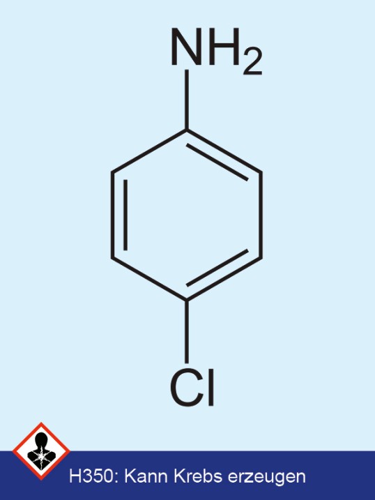 Strukturformel von 4-Chloranilin