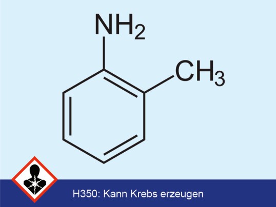 Strukturformel von o-Toluidin