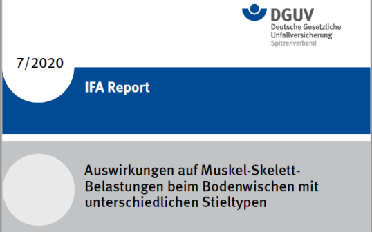 Titel: Auswirkungen auf Muskel-Skelett-Belastungen beim Bodenwischen mit unterschiedlichen Stieltypen