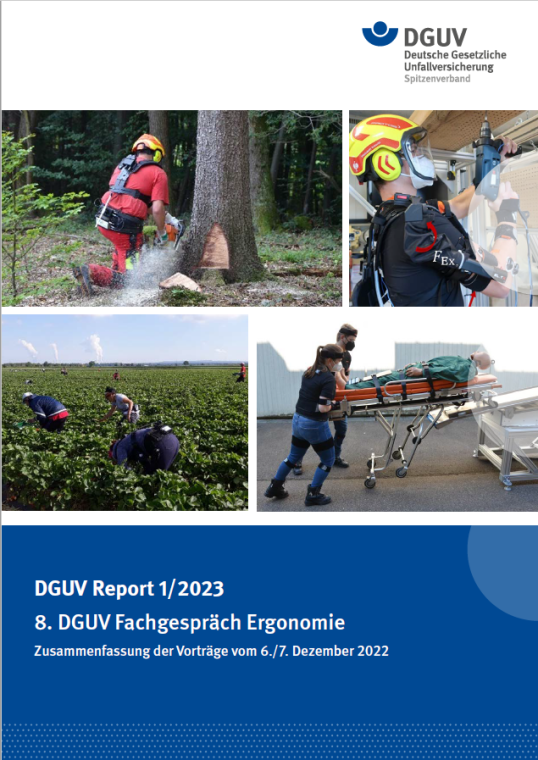 Cover des DGUV Reports 