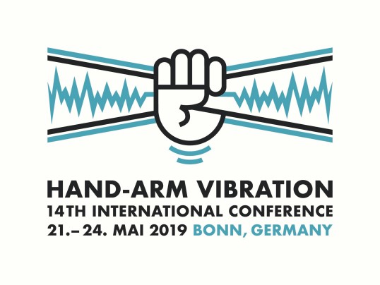 Logo: Eine Hand in Vibration