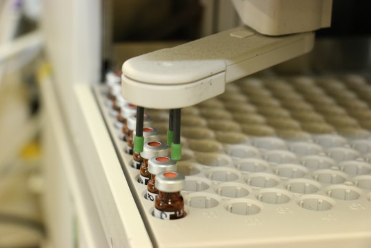 Autosampler in liquid chromatography