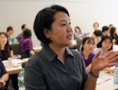 close-up picture of an Korean woman