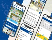 Bild von verschiedenen Smartphones mit der Anwendung 