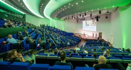 Foto der Kongresshalle der A+A.