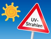 Bild einer Comicsonne und einem Schuld mit der Aufschrift 