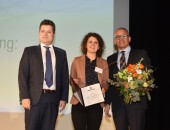Verleihung des ZNS-Stipendiums an Lisa Neumayr im Rahmen des 13. Nachsorgekongresses am 1. März 2019.