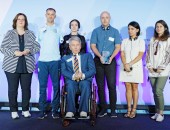 Foto: Der Sonderpreis 2022 ging an eine Delegation des ukrainischen Paralympics-Teams.