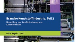 Titelblatt der Branchenregel Kunststoffindustrie